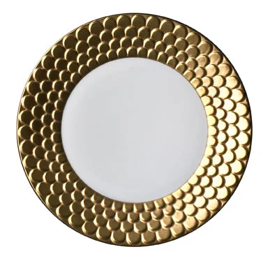 L’Objet Aegean Gold Dessert Plate