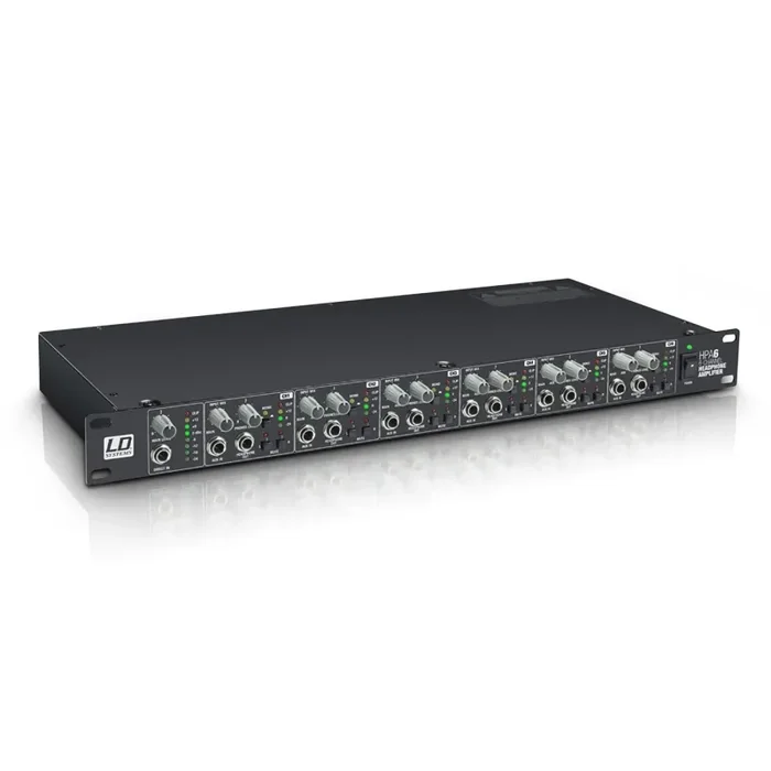 LD Systems HPA 6, 6-Channel Rackmount Headphone Amplifier Sale