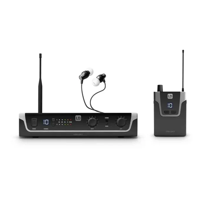 LD Systems U305.1 IEM HP In-Ear Monitoring System with Earphones (514 – 542 MHz)