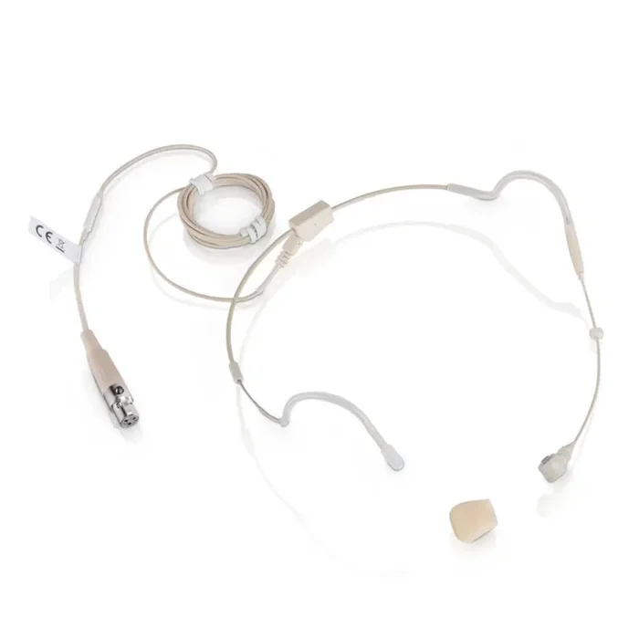 LD Systems WS 100 SERIES DJ Headset with Foam Windscreen – Beige