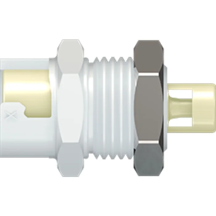 LinkTech 10PP Series Panel Mt. Female, Non-valved, 1/16″ HB, Polypropylene
