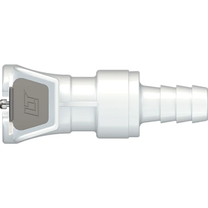 LinkTech 40AC Series Straight Female, Non-valved, 5/16″ HB, Natural Acetal