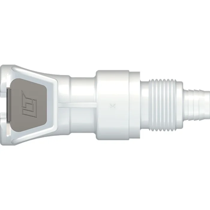 LinkTech 40AC Series Straight Female, Valved, 3/8″ PTF, Natural Acetal, Buna N