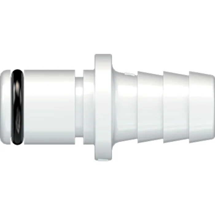 LinkTech 40AC Series Straight Male, Non-valved, 3/8″ HB, Natural Acetal,