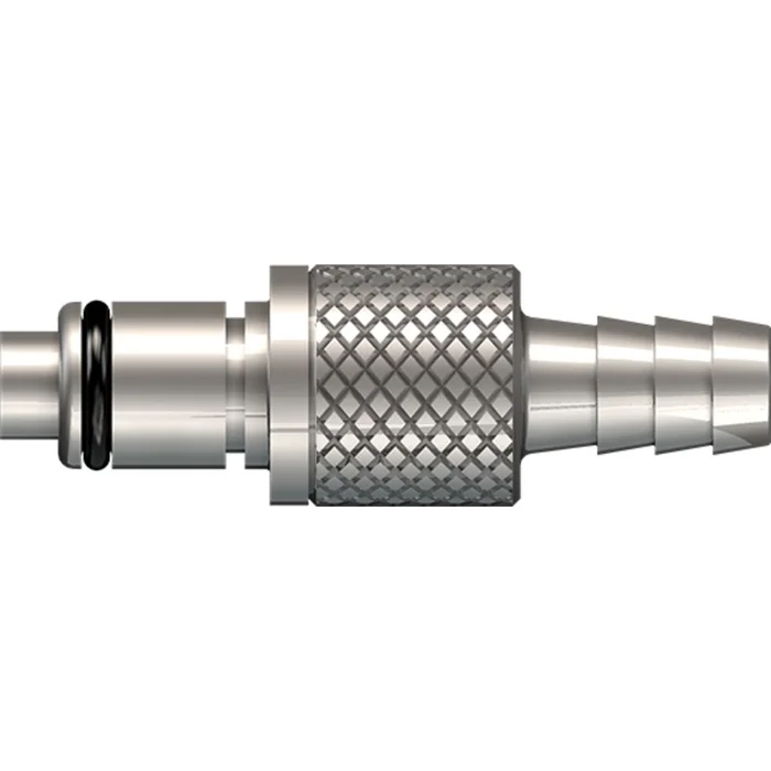 LinkTech 40CB Series Straight Male, Valaved, 5/16″ HB, Chrome Brass, Buna N