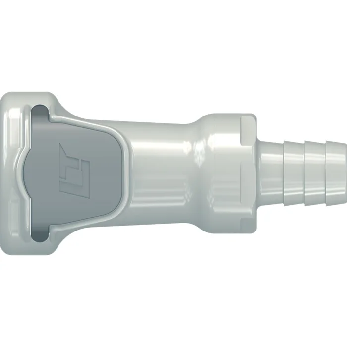 LinkTech 60PP Series Straight Female, Non-valved, 1/2″ HB, Polypropylene