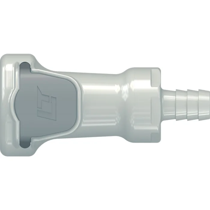 LinkTech 60PP Series Straight Female, Valved, 3/8″ HB, Polypropylene, EPDM