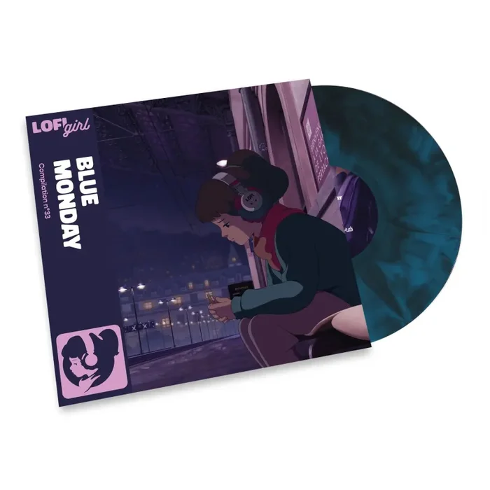 Lofi Girl: Blue Monday (Colored Vinyl) Vinyl 2LP – PRE-ORDER