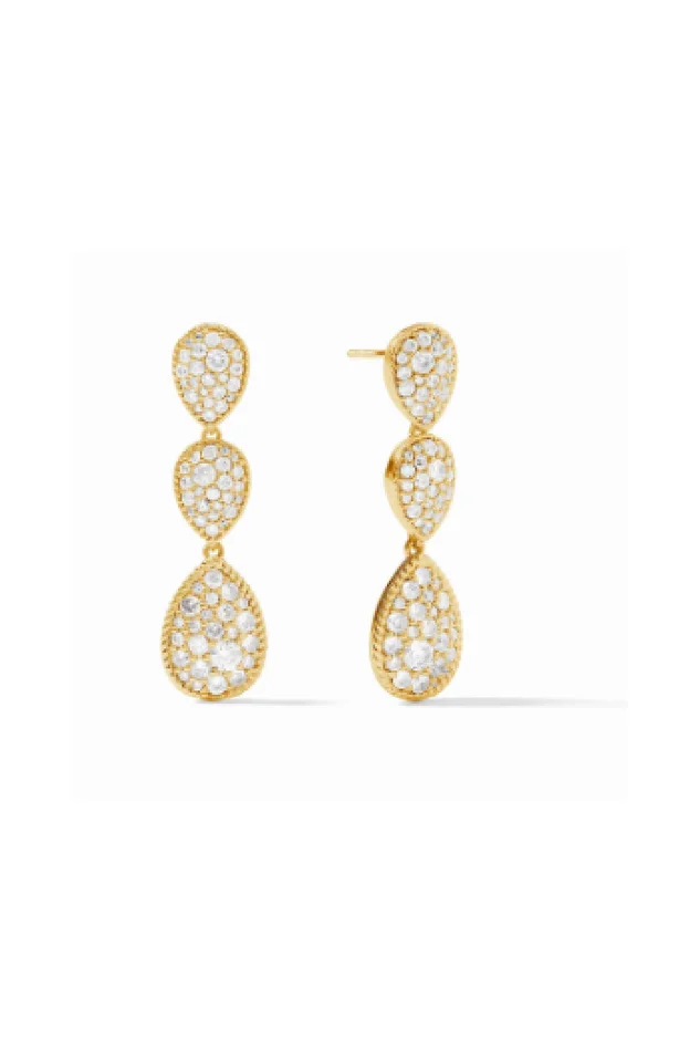 LUNA TEARDROP TIER EARRINGS