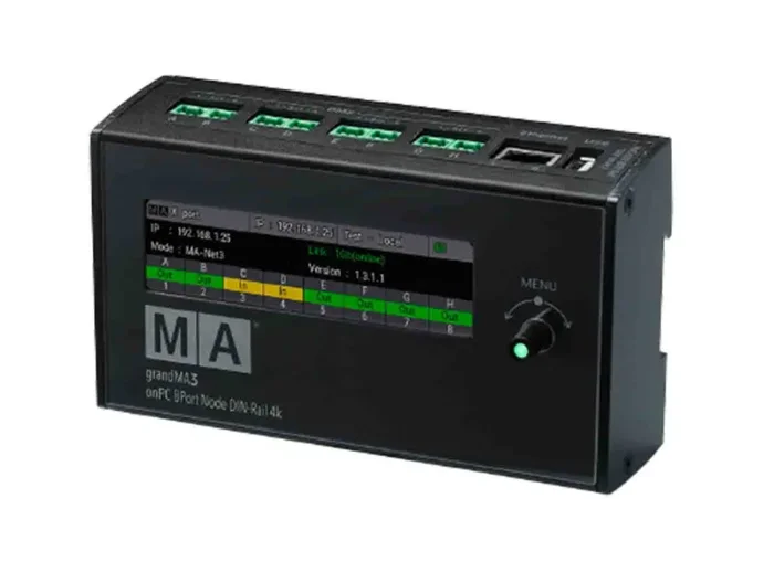 MA Lighting MA4023581 Grandma3 OnPC 8Port Node DIN-Rail 4k