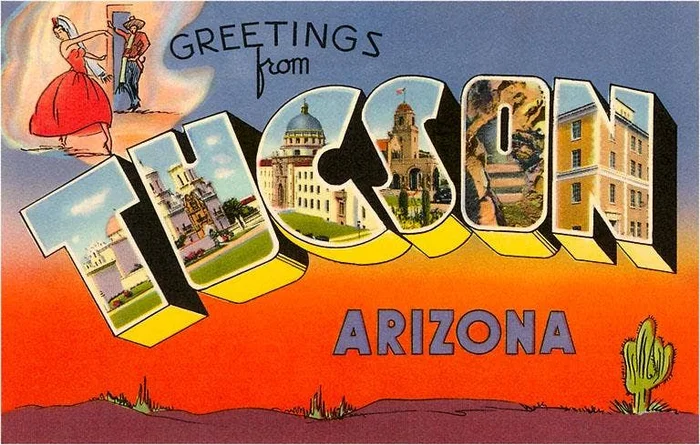 Magnet AZ-198 Greetings from Tucson