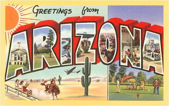 Magnet AZ-203 Greetings from Arizona