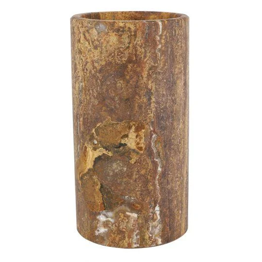 Maple Leaf Brown Travertine Wine Chiller