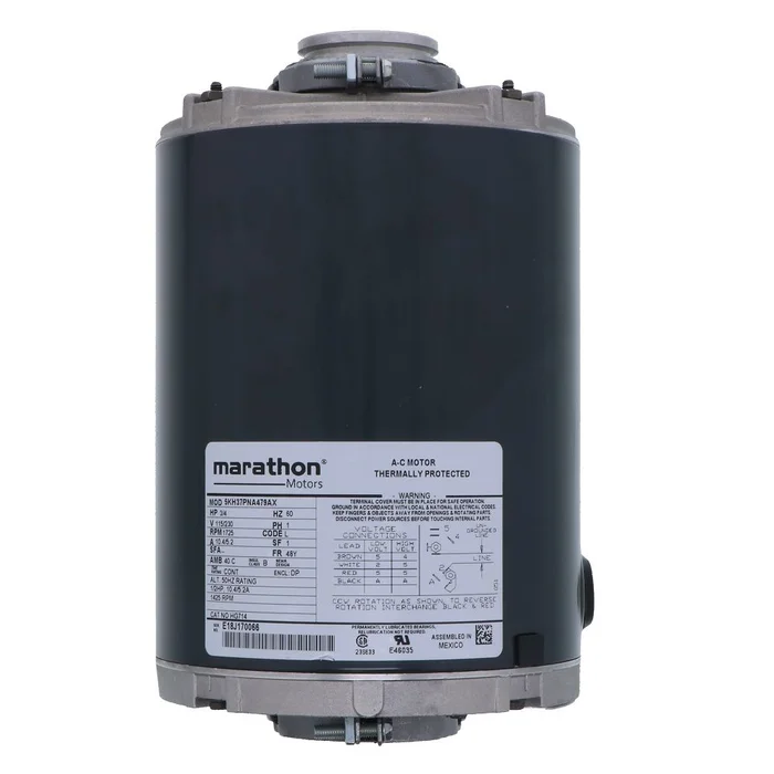 Marathon 872 NEMA 48YZ Frame RO/Carbonator Motor 3/4 HP 115/230V
