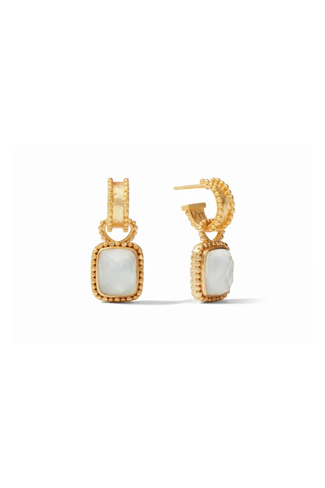 Marbella Hoop & Charm Earring Gold