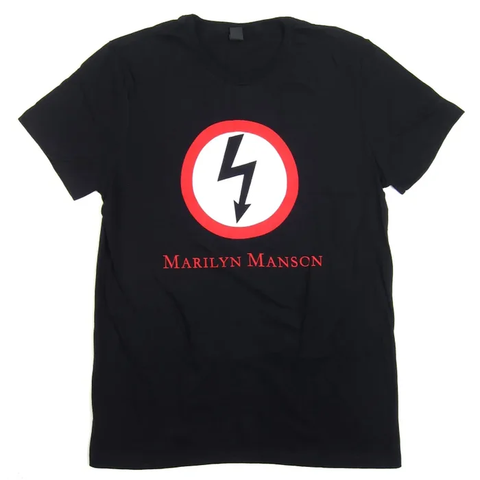 Marilyn Manson: Classic Bolt Shirt – Black