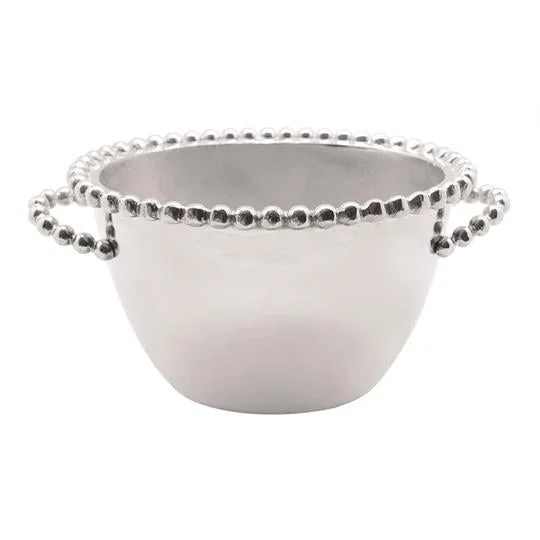Mariposa Pearled Oval Small Ice Bucket