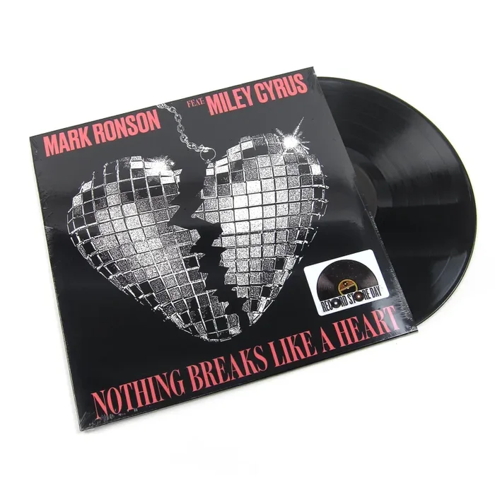 Mark Ronson: Nothing Breaks Like A Heart (feat. Miley Cyrus) Vinyl 12″ (Record Store Day)