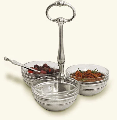 Match Pewter Condiment Trio