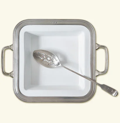 Match Pewter Gianna Square Serving Dish With Handles