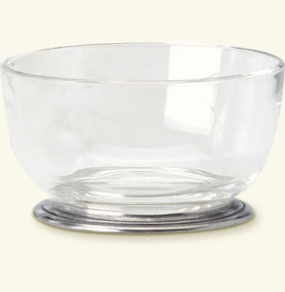 Match Pewter Small Round Crystal Bowl