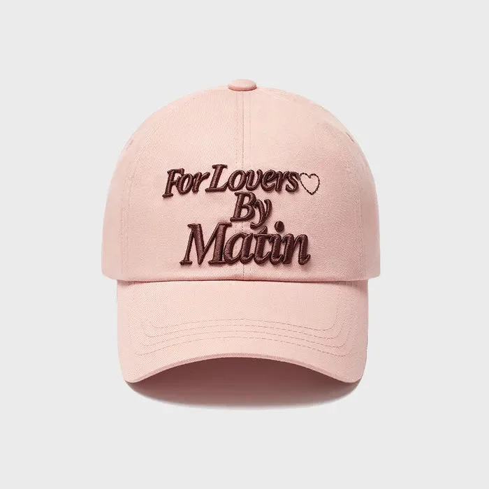 Matin Kim FOR LOVERS LOGO POINT BALL CAP