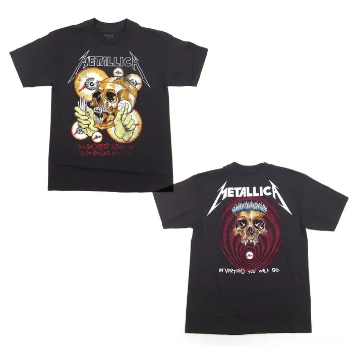 Metallica: Shortest Straw Shirt – Charcoal