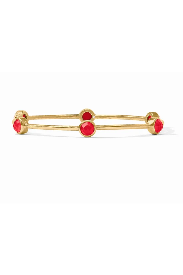 MILANO LUXE BANGLE IRIDESCENT STRAWBERRY