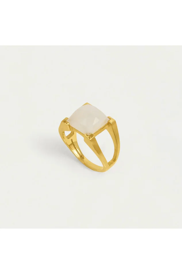 MINI PLAZA RING-MOONSTONE