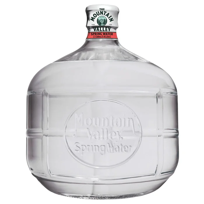 Mountain Valley Spring Water 2.5 Gallon Glass