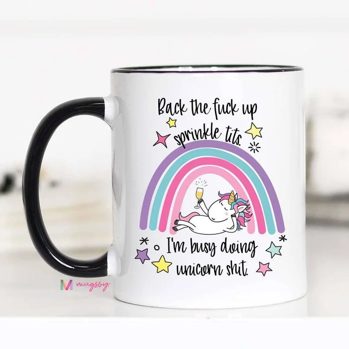 Mugs (Ceramic) – Back The Fuck Up Sprinkle Tits – 11oz.