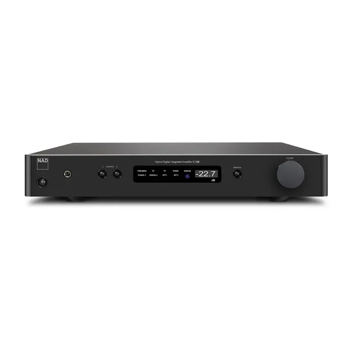 NAD: C338 Hybrid Digital Integrated Amplifier w/Chromecast, Bluetooth, Phono Preamp