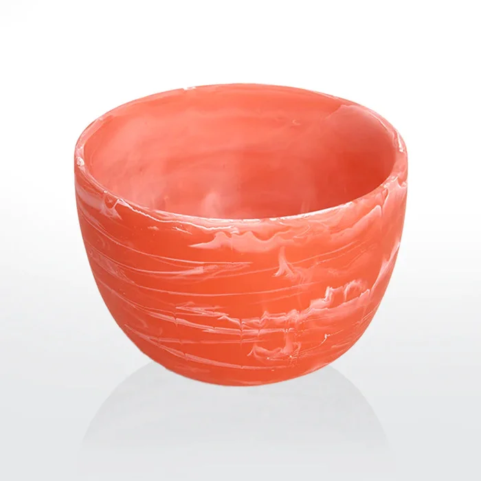 Nashi Home Resin Apricot Swirl Deep Medium Bowl