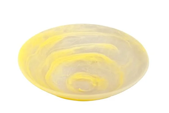 Nashi Home Resin Yellow Swirl Everyday Medium Bowl