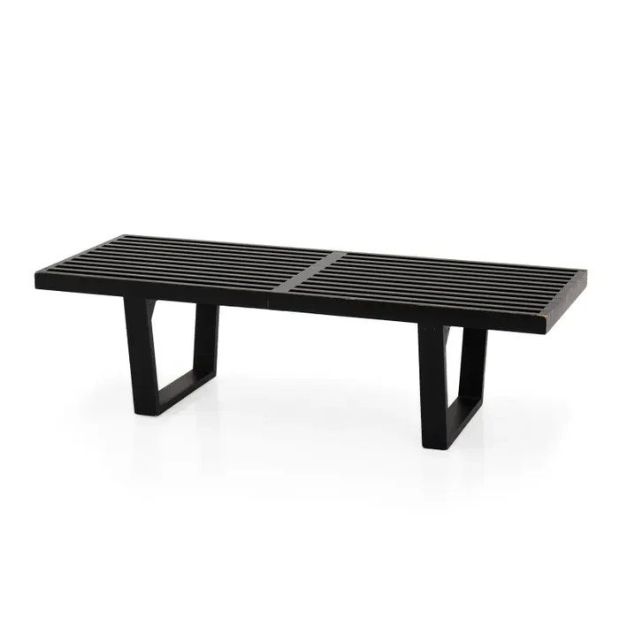 Nelson Platform Bench – Black