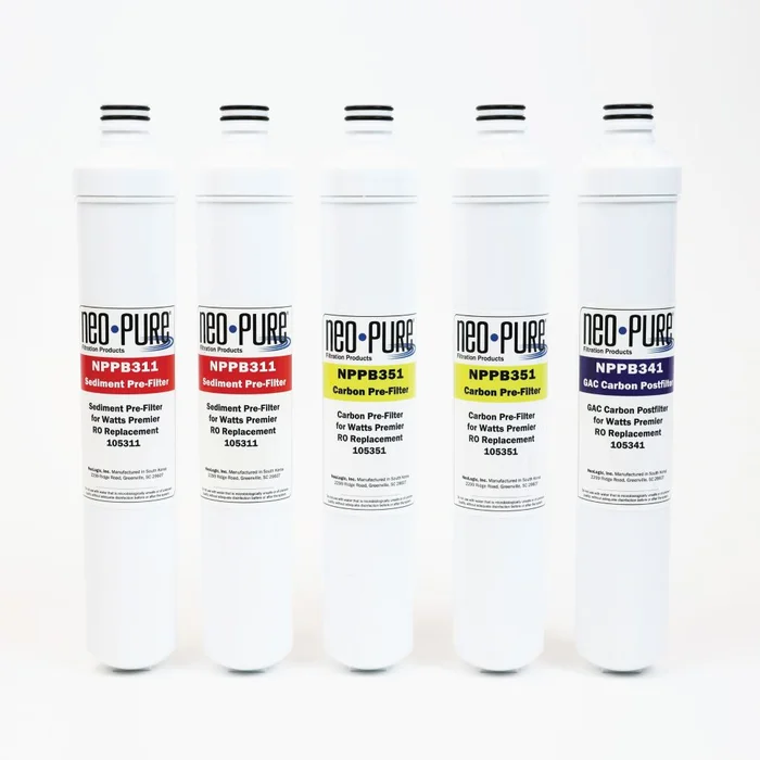 Neo-Pure Pre and Post Filter Replacement Kit for Watts Premier 531105