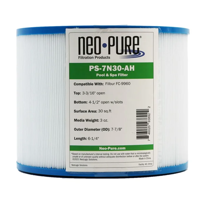 Neo-Pure PS-7N30-AH Pool and Spa Filter 7-7/8″ x 6-1/4″