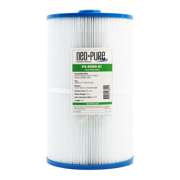 Neo-Pure PS-8H80-KI Pool and Spa Filter 8-1/2″ x 14″