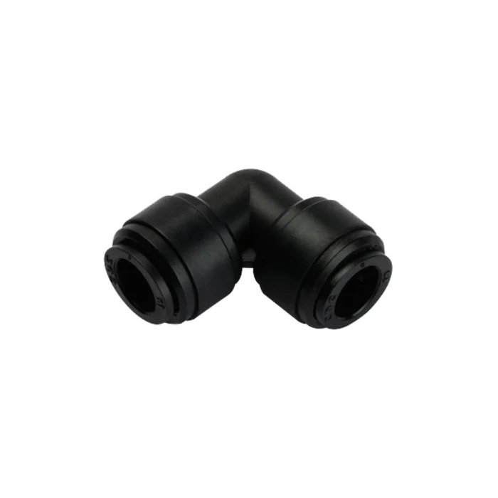 NeoFit – Acetal Black Union Elbow 1/2″ tube x 12mm tube