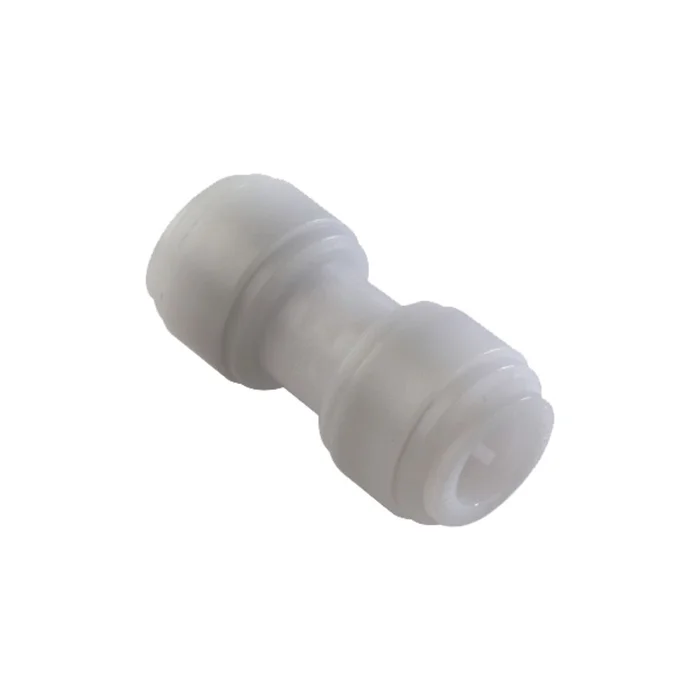 NeoFit – Acetal Natural White Union Connector 1/2″ tube x 8mm (5/16″) tube