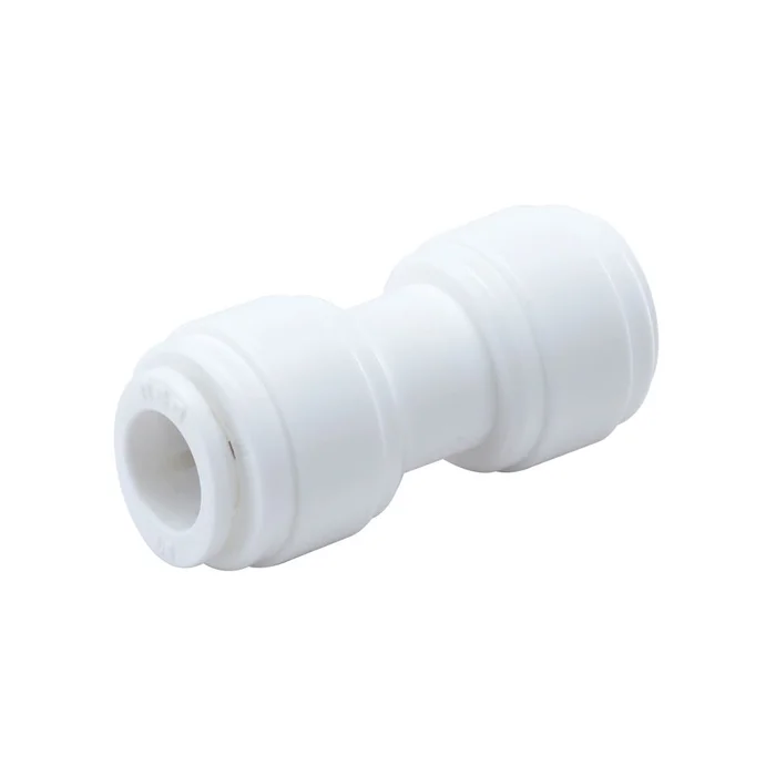 NeoFit – Acetal White Union Connector 3/8″ tube x 3/8″ tube