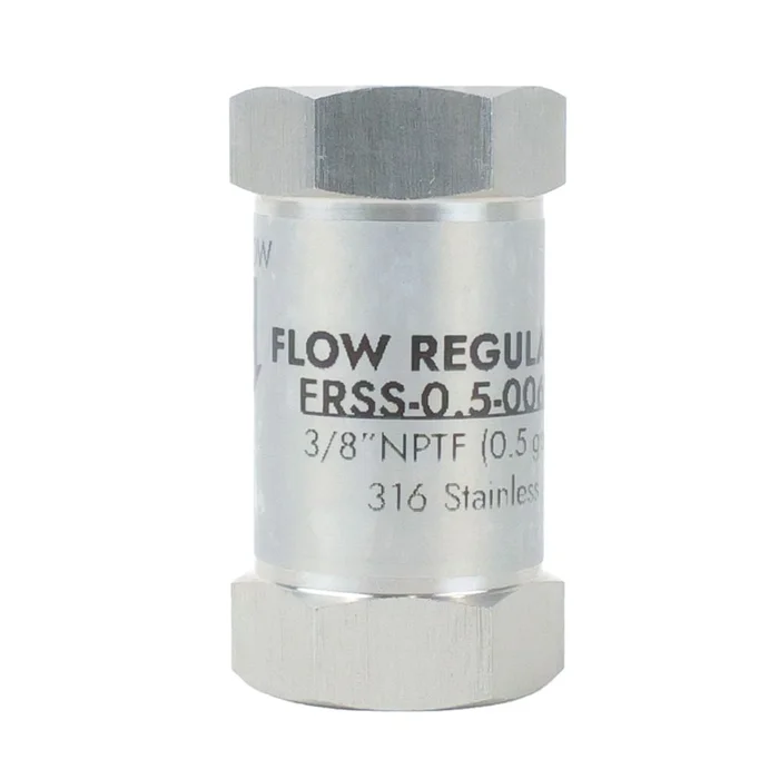 neoFlo Stainless Steel Flow Control 0.5 gpm 316SS 3/8″ FPT