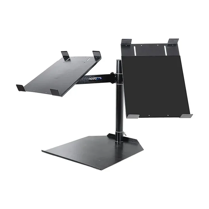 Novopro CDJDUAL+ CDJ Fully Adjustable Dual Table Stand