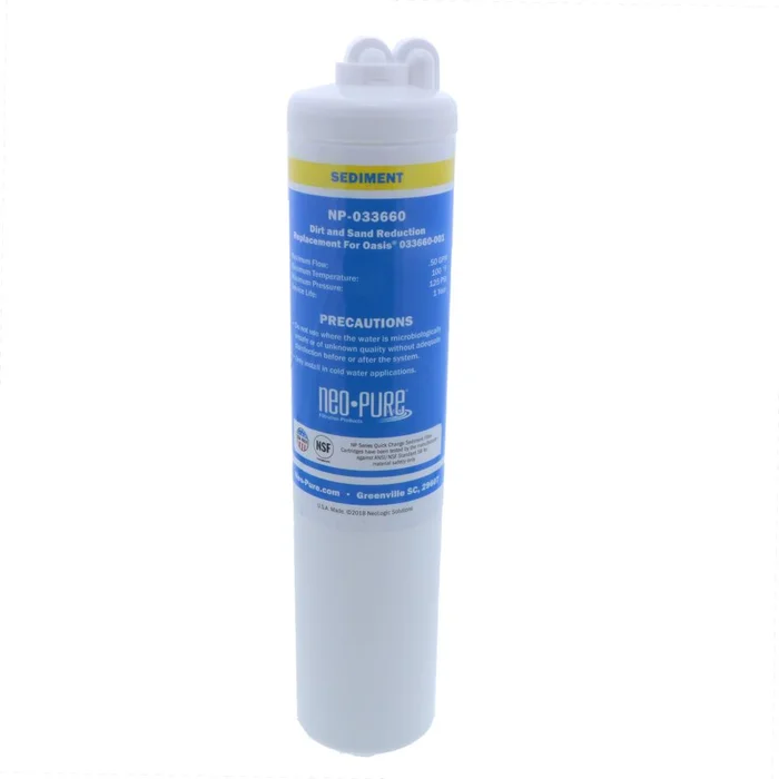 Oasis® Replacement 033660-001 Quick Change Sediment Prefilter yellow by Neo-Pure