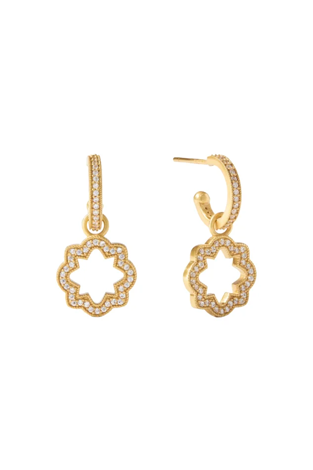 Odette Hoop & Charm Earring