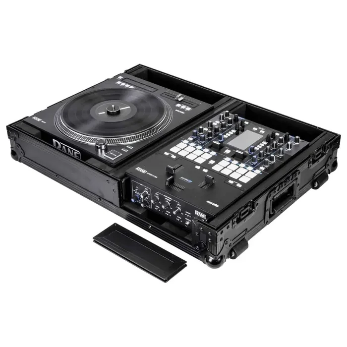 Odyssey FZ1RA1272WBL Compact Battle DJ Coffin Flight Case For Rane Twelve and Rane Seventy-Two Mixers