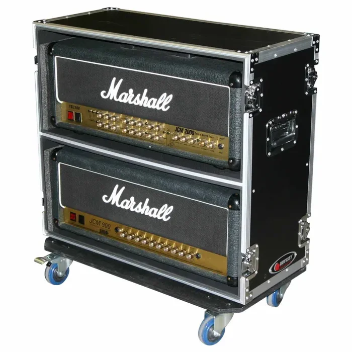 Odyssey FZGAMPHEAD2X2W Dual Guitar Amp Head Flight Case Discount