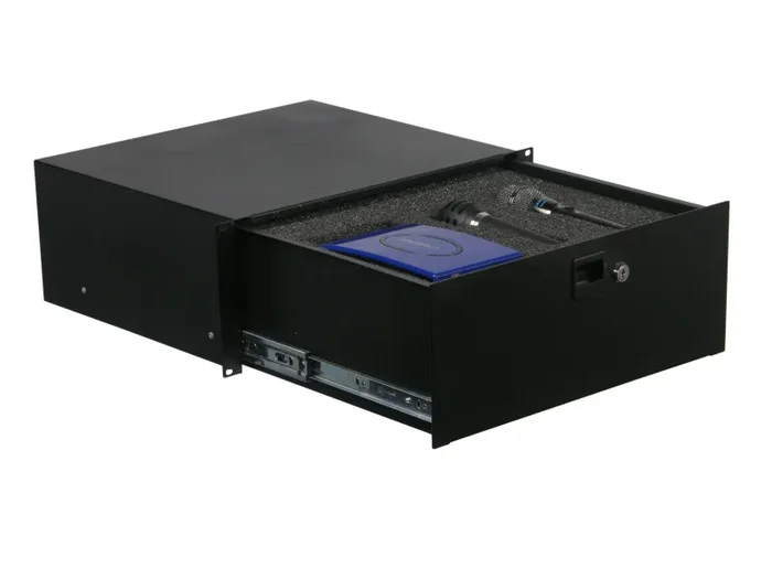 Odyssey Innovative Designs ADFRD04 4U Locking Rack Drawer