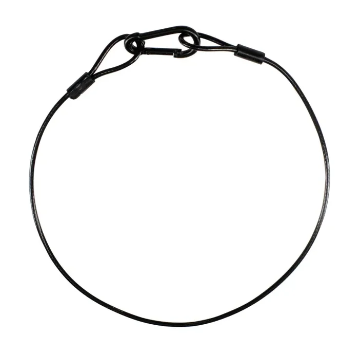 Odyssey LASC304B, 30″ Long 4 mm Thick Safety Cable – Black