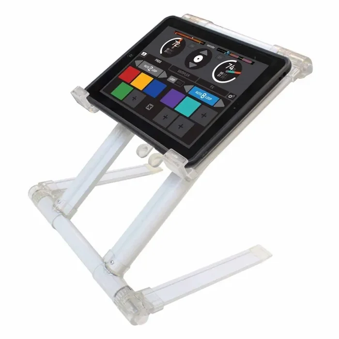 Odyssey LSTAND360WHT, DJ Folding Laptop Stand for Tablet Laptop L Stand Ultra 360 – White Online Hot Sale